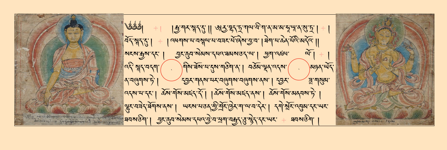 The font integrated in the original manuscript, design by Pentsok W. Rtsang